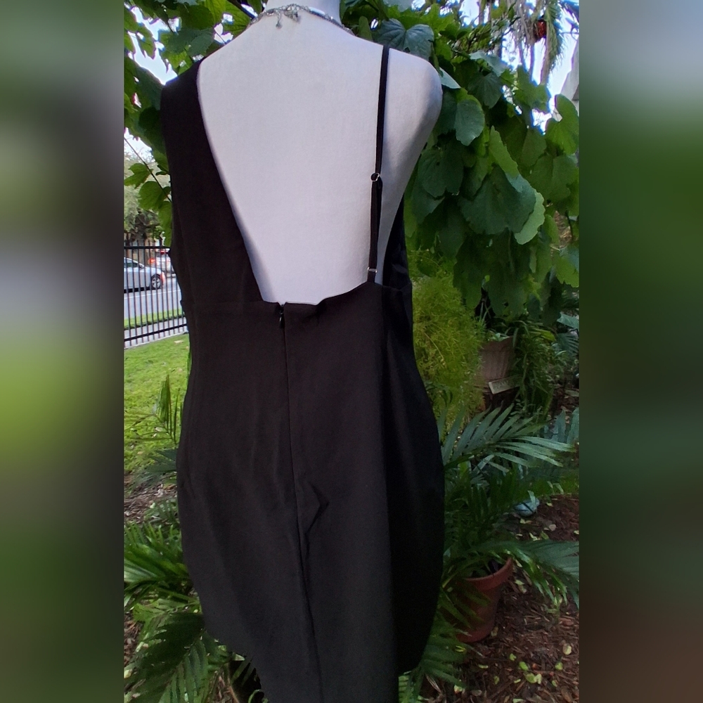 🔥LULUS SEXY Black Evening Dress Size XL Mint Condition - Picture 7 of 14